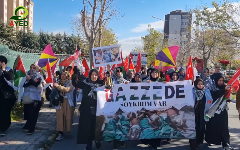 Gazze Soykırımına Karşı Gazze Anneleri Yürüyüşü