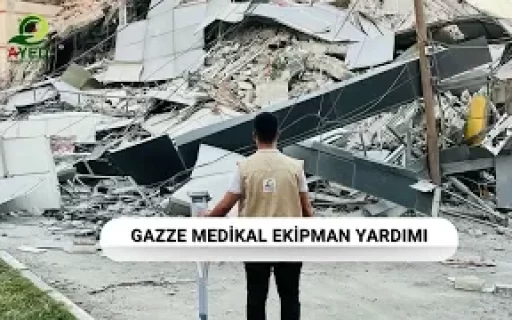 Gazze’deki Soykırımda Yaralananlara Acil Sağlık Yardımı Ulaştırdık