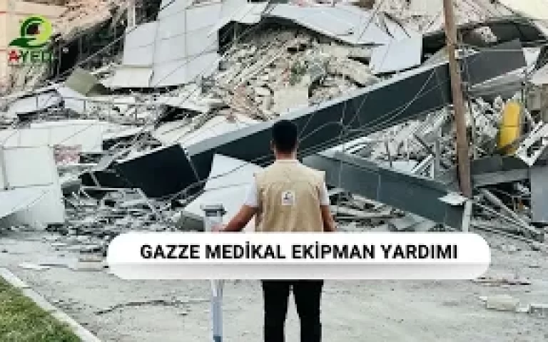 Gazze’deki Soykırımda Yaralananlara Acil Sağlık Yardımı Ulaştırdık